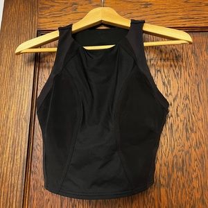 Mesh Panelled Training Shelf Tank Top